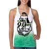  Next Level Ombre Burnout Racerback Tank Thumbnail