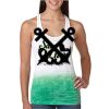  Next Level Ombre Burnout Racerback Tank Thumbnail
