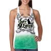  Next Level Ombre Burnout Racerback Tank Thumbnail