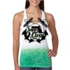  Next Level Ombre Burnout Racerback Tank Thumbnail