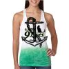  Next Level Ombre Burnout Racerback Tank Thumbnail