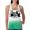  Next Level Ombre Burnout Racerback Tank Thumbnail