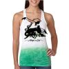  Next Level Ombre Burnout Racerback Tank Thumbnail