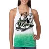  Next Level Ombre Burnout Racerback Tank Thumbnail