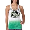  Next Level Ombre Burnout Racerback Tank Thumbnail