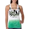  Next Level Ombre Burnout Racerback Tank Thumbnail