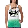  Next Level Ombre Burnout Racerback Tank Thumbnail