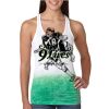  Next Level Ombre Burnout Racerback Tank Thumbnail