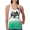  Next Level Ombre Burnout Racerback Tank Thumbnail