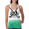  Next Level Ombre Burnout Racerback Tank Thumbnail