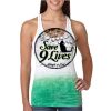  Next Level Ombre Burnout Racerback Tank Thumbnail
