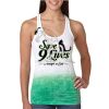  Next Level Ombre Burnout Racerback Tank Thumbnail