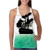  Next Level Ombre Burnout Racerback Tank Thumbnail