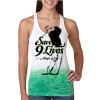  Next Level Ombre Burnout Racerback Tank Thumbnail