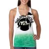  Next Level Ombre Burnout Racerback Tank Thumbnail