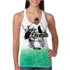  Next Level Ombre Burnout Racerback Tank Thumbnail