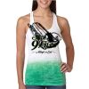  Next Level Ombre Burnout Racerback Tank Thumbnail