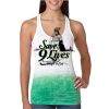  Next Level Ombre Burnout Racerback Tank Thumbnail