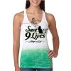  Next Level Ombre Burnout Racerback Tank Thumbnail