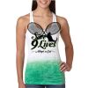  Next Level Ombre Burnout Racerback Tank Thumbnail