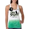  Next Level Ombre Burnout Racerback Tank Thumbnail
