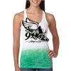  Next Level Ombre Burnout Racerback Tank Thumbnail