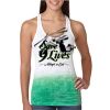  Next Level Ombre Burnout Racerback Tank Thumbnail