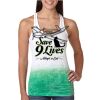  Next Level Ombre Burnout Racerback Tank Thumbnail