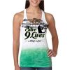  Next Level Ombre Burnout Racerback Tank Thumbnail
