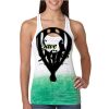  Next Level Ombre Burnout Racerback Tank Thumbnail