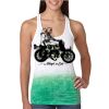  Next Level Ombre Burnout Racerback Tank Thumbnail