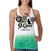  Next Level Ombre Burnout Racerback Tank Thumbnail