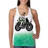  Next Level Ombre Burnout Racerback Tank Thumbnail