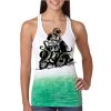  Next Level Ombre Burnout Racerback Tank Thumbnail