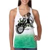  Next Level Ombre Burnout Racerback Tank Thumbnail