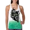  Next Level Ombre Burnout Racerback Tank Thumbnail