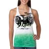  Next Level Ombre Burnout Racerback Tank Thumbnail