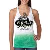  Next Level Ombre Burnout Racerback Tank Thumbnail