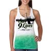  Next Level Ombre Burnout Racerback Tank Thumbnail