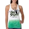  Next Level Ombre Burnout Racerback Tank Thumbnail