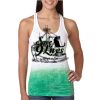  Next Level Ombre Burnout Racerback Tank Thumbnail