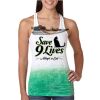  Next Level Ombre Burnout Racerback Tank Thumbnail