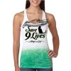  Next Level Ombre Burnout Racerback Tank Thumbnail