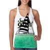  Next Level Ombre Burnout Racerback Tank Thumbnail