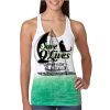  Next Level Ombre Burnout Racerback Tank Thumbnail