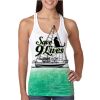  Next Level Ombre Burnout Racerback Tank Thumbnail