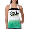  Next Level Ombre Burnout Racerback Tank Thumbnail