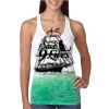  Next Level Ombre Burnout Racerback Tank Thumbnail