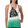  Next Level Ombre Burnout Racerback Tank Thumbnail