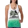  Next Level Ombre Burnout Racerback Tank Thumbnail